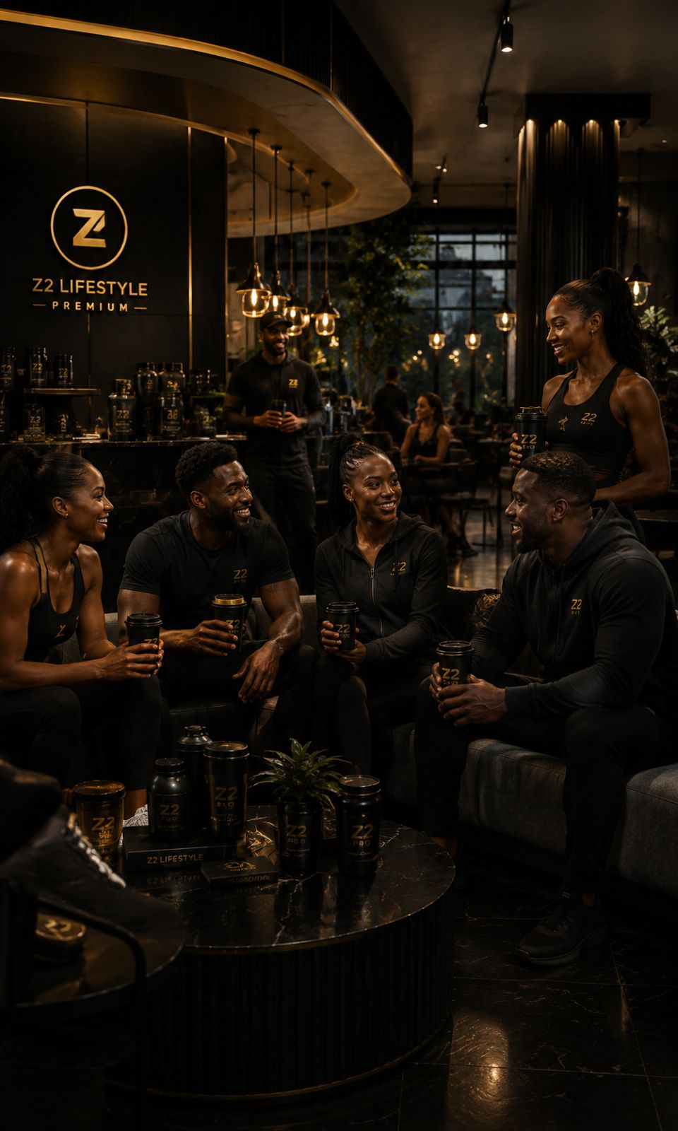 Z2 community shopping and gathering inside the boutique